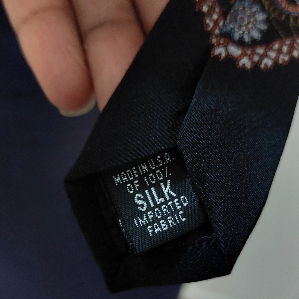 Bill Blass Multicolor Patterned Tie - image 8